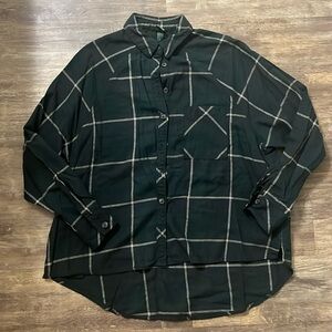 Wild Fable High-Low Flannel
